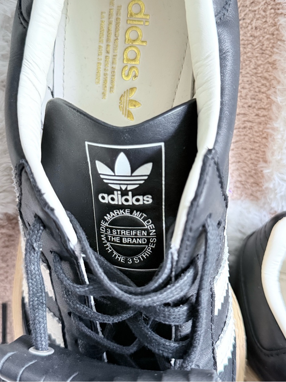 🖤 Adidas Originals Fringe Kiltie Leather Sneakers Crepe Sole US [10] ✨ - Picture 3 of 8